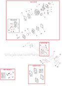 Page M Diagram and Parts List for HT231  Shindaiwa Hedge Trimmer