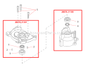 Page B Diagram and Parts List for HT231  Shindaiwa Hedge Trimmer