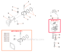 Page D Diagram and Parts List for HT231  Shindaiwa Hedge Trimmer