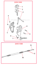 Page K Diagram and Parts List for LE230  Shindaiwa Edger