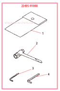 Page L Diagram and Parts List for LE230  Shindaiwa Edger