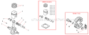 Page D Diagram and Parts List for LE230  Shindaiwa Edger