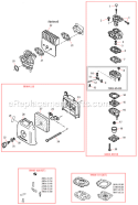 Page L Diagram and Parts List for LE231  Shindaiwa Edger