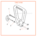 Page I Diagram and Parts List for LE231  Shindaiwa Edger