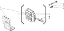 Muffler Diagram and Parts List for LE250  Shindaiwa Edger