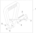 Handle Diagram and Parts List for LE2510  Shindaiwa Edger