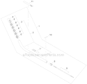 Part Location Diagram of 60720-98310 Shindaiwa Tube Liner Assembly
