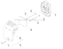 Air Filter After SN: 7060661 Diagram and Parts List for LE2510  Shindaiwa Edger