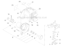 Engine Cover, Fan Cover, Reed Valve Diagram and Parts List for LE2510  Shindaiwa Edger