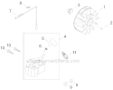 Flywheel, Ignition Diagram and Parts List for LE2510  Shindaiwa Edger