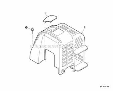 Engine_Cover Diagram and Parts List for LE254 T13212001001 - T13212999999 Shindaiwa Edger