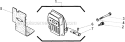 Muffler Diagram and Parts List for LE260  Shindaiwa Edger