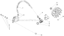 Flywheel Diagram and Parts List for LE260  Shindaiwa Edger
