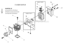 Page A Diagram and Parts List for M231  Shindaiwa Trimmer