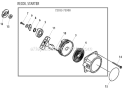 Page E Diagram and Parts List for M231  Shindaiwa Trimmer