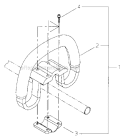 Handle Diagram and Parts List for M2510  Shindaiwa Trimmer