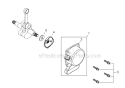 Page G Diagram and Parts List for M254 T12912001001 - T12912999999 Shindaiwa Trimmer