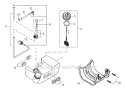 Page H Diagram and Parts List for M254 T12912001001 - T12912999999 Shindaiwa Trimmer