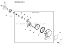 Page E Diagram and Parts List for M2500  Shindaiwa Trimmer