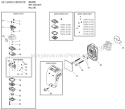 Page F Diagram and Parts List for M2500  Shindaiwa Trimmer