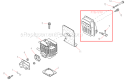 Page A Diagram and Parts List for P230  Shindaiwa Pole Saw