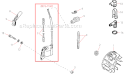 Page E Diagram and Parts List for P230  Shindaiwa Pole Saw