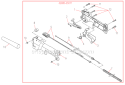 Page H Diagram and Parts List for P230  Shindaiwa Pole Saw