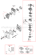 Page J Diagram and Parts List for P231  Shindaiwa Pole Saw