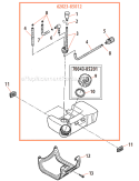 Page E Diagram and Parts List for P231  Shindaiwa Pole Saw