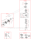 Page M Diagram and Parts List for PB230  Shindaiwa Power Broom