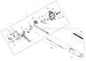 Part Location Diagram of C044000850 Shindaiwa Throttle Control Assembly