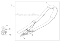 Page R Diagram and Parts List for PB3410  Shindaiwa Power Broom