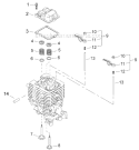 Page F Diagram and Parts List for PB3410  Shindaiwa Power Broom