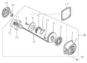 Page E Diagram and Parts List for R40F-T  Shindaiwa Brush Cutter