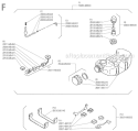 Page F Diagram and Parts List for RC-45  Shindaiwa Brush Cutter