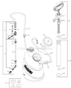 Part Location Diagram of 1168542 Shindaiwa Diaphragm Valve-nitrilic