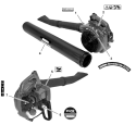Page K Diagram and Parts List for SV212 P02611001001-P02611999999 Shindaiwa Leaf Blower / Vacuum