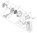 Page G Diagram and Parts List for SV212 P02611001001-P02611999999 Shindaiwa Leaf Blower / Vacuum