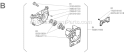 Page B Diagram and Parts List for T-18  Shindaiwa Trimmer