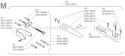 Page M Diagram and Parts List for T-20  Shindaiwa Trimmer