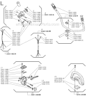 Page L Diagram and Parts List for T-250  Shindaiwa Trimmer