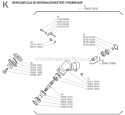 Page K Diagram and Parts List for T-25  Shindaiwa Trimmer