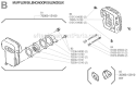 Page B Diagram and Parts List for T-25  Shindaiwa Trimmer