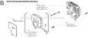 Page B Diagram and Parts List for T-27  Shindaiwa Trimmer