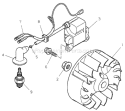 Page D Diagram and Parts List for T195S  Shindaiwa Trimmer