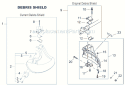 Page K Diagram and Parts List for T220  Shindaiwa Trimmer
