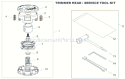 Page M Diagram and Parts List for T220  Shindaiwa Trimmer