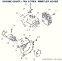 Page C Diagram and Parts List for T220  Shindaiwa Trimmer
