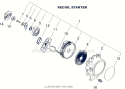 Page F Diagram and Parts List for T220  Shindaiwa Trimmer