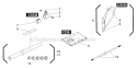 Outer Tube Diagram and Parts List for T230X 2000303 and Up Shindaiwa Trimmer